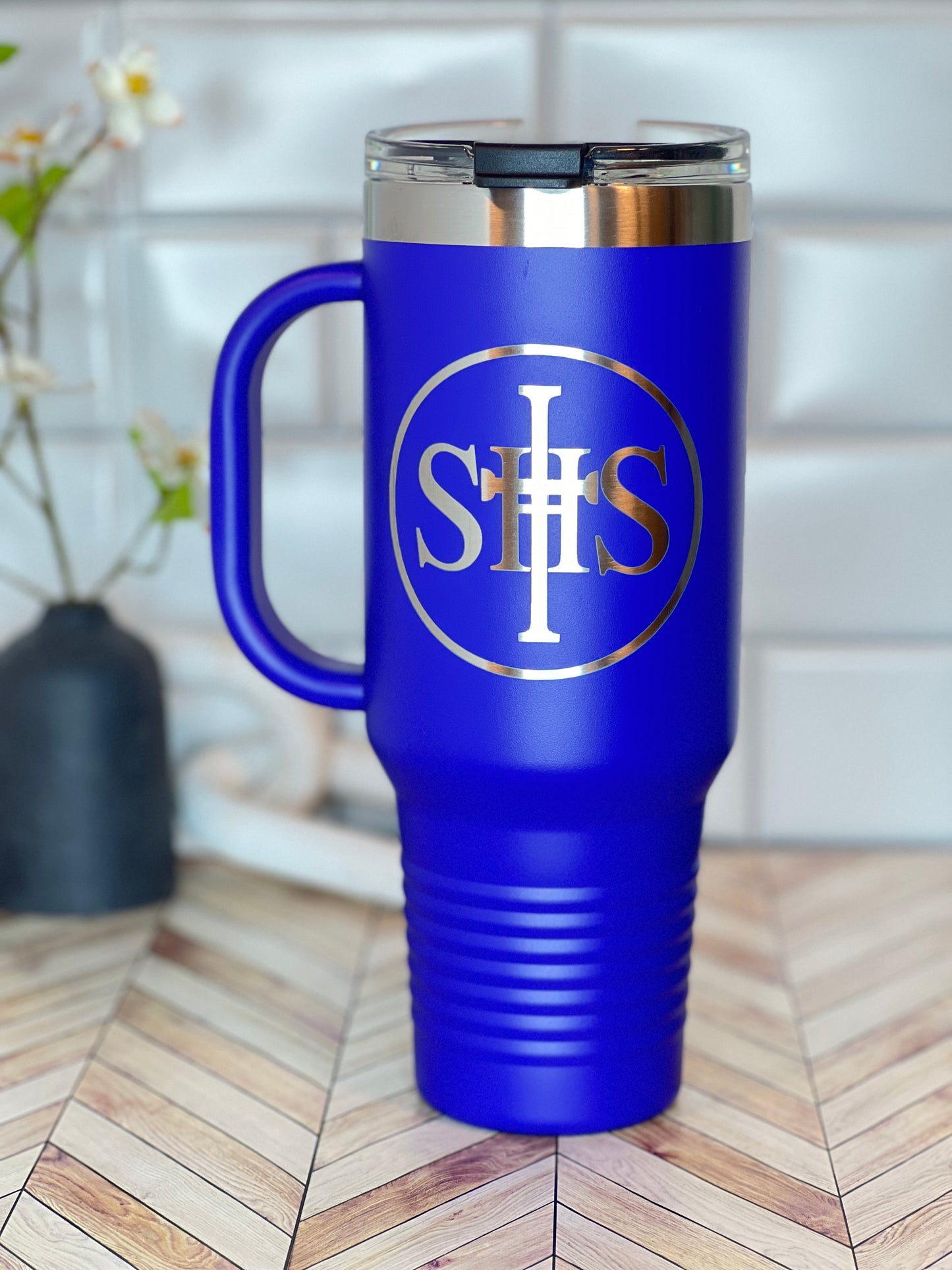 40 oz Travel Tumbler With Straw