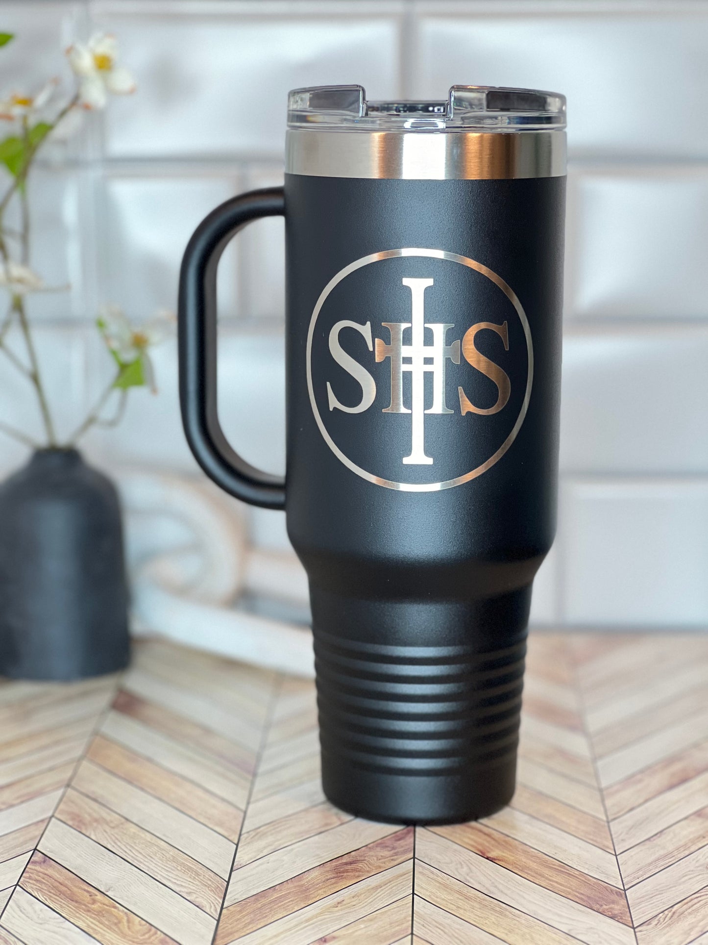 40 oz Travel Tumbler With Straw