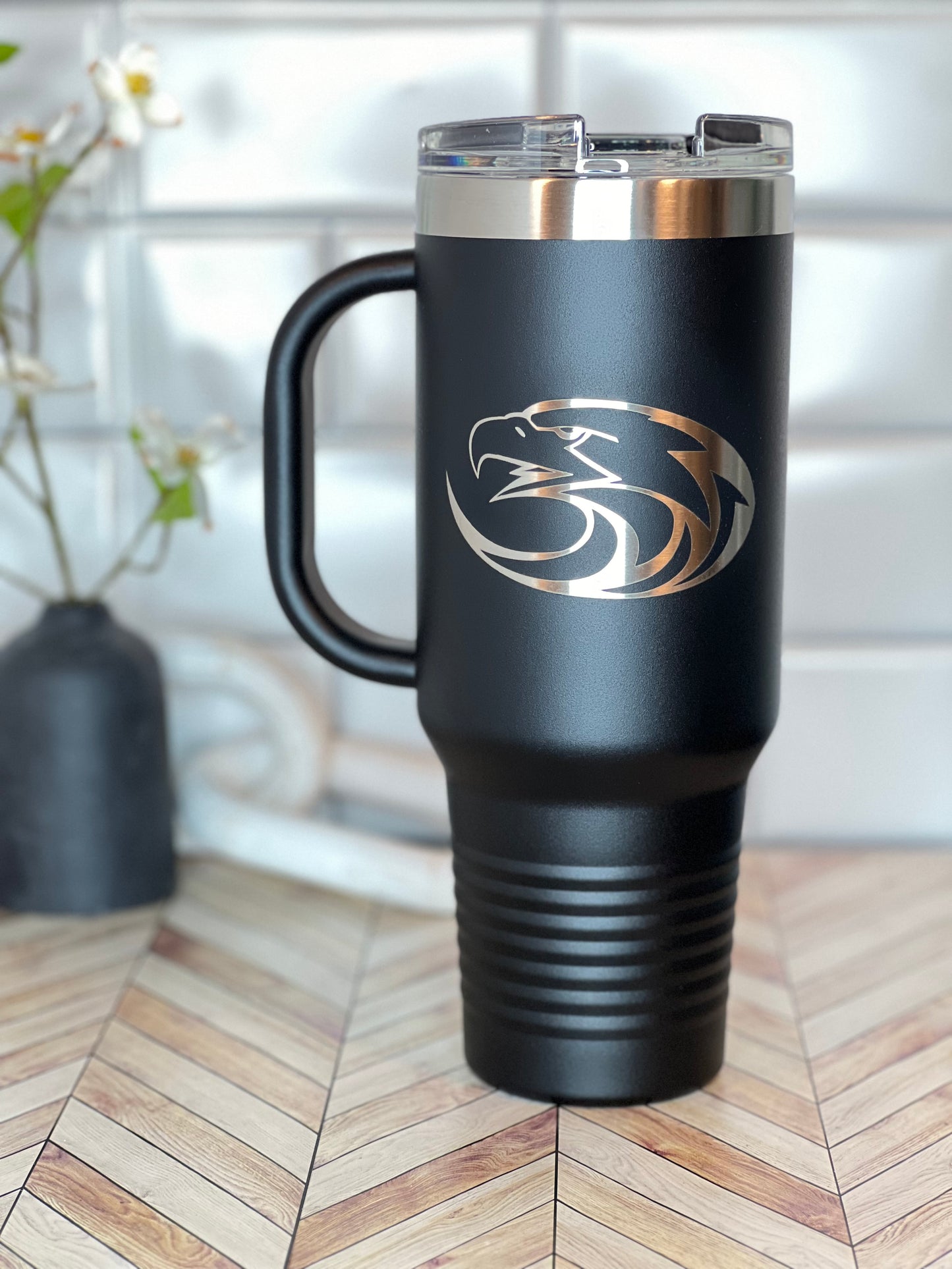 40 oz Travel Tumbler With Straw